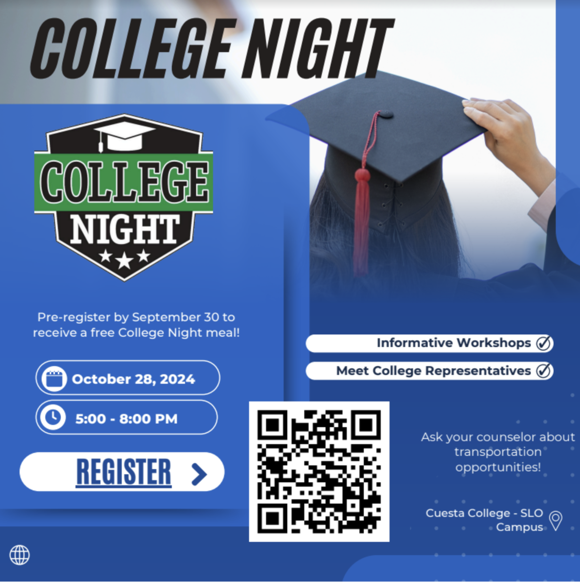 College Night October 28, 2024 5-8pm