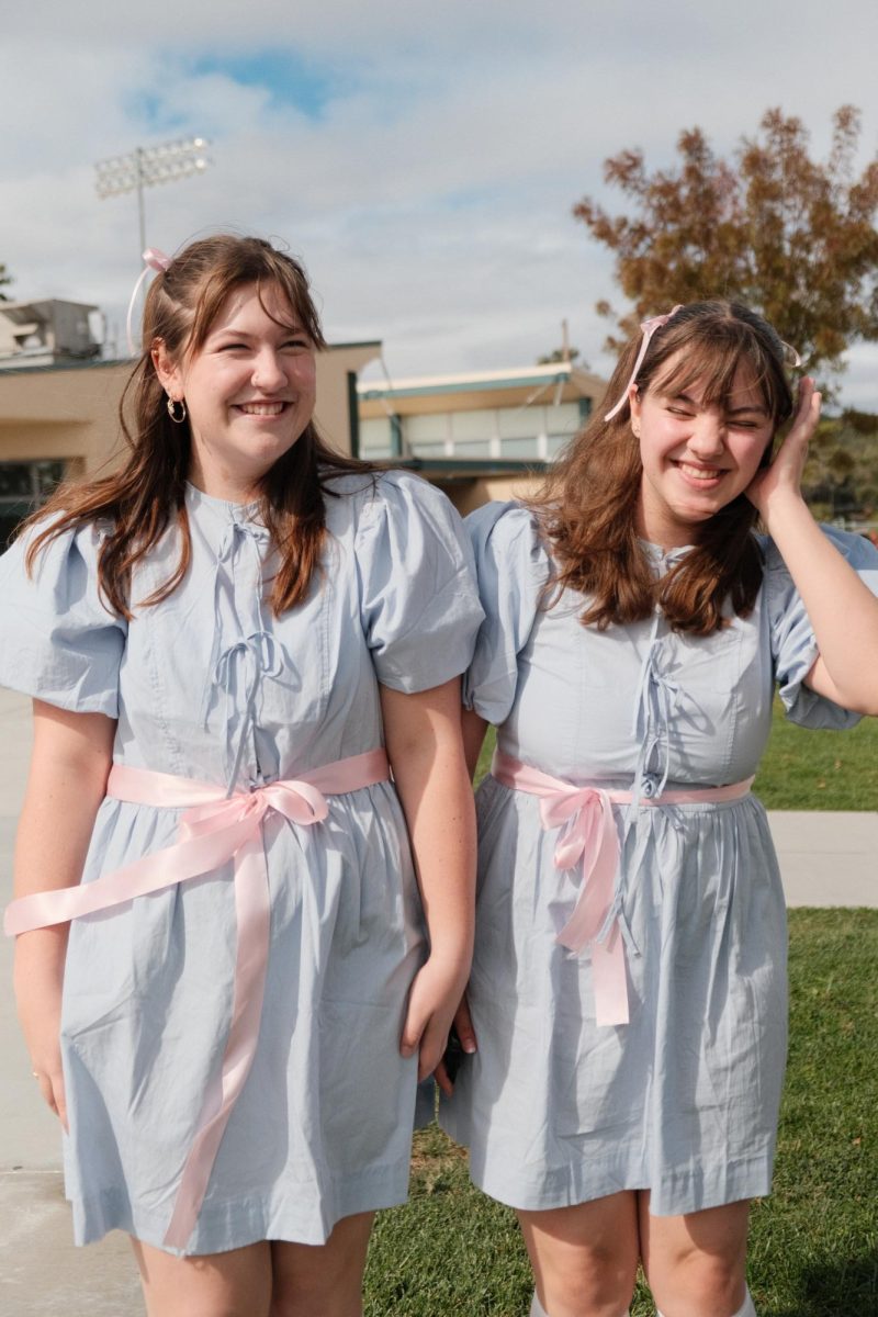 Hannah Hiatt and Charlie Beck as the Grady twins from The Shining