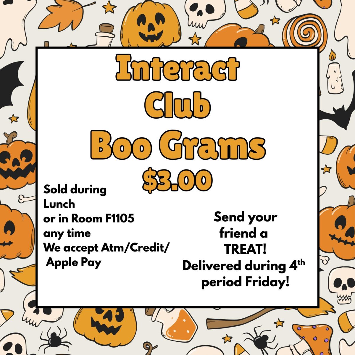 Interact Club Boo Grams