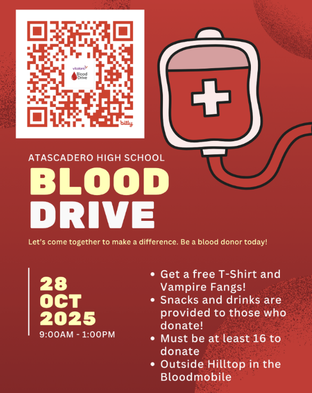 ATASCADERO HIGH SCHOOL BLOOD DRIVE