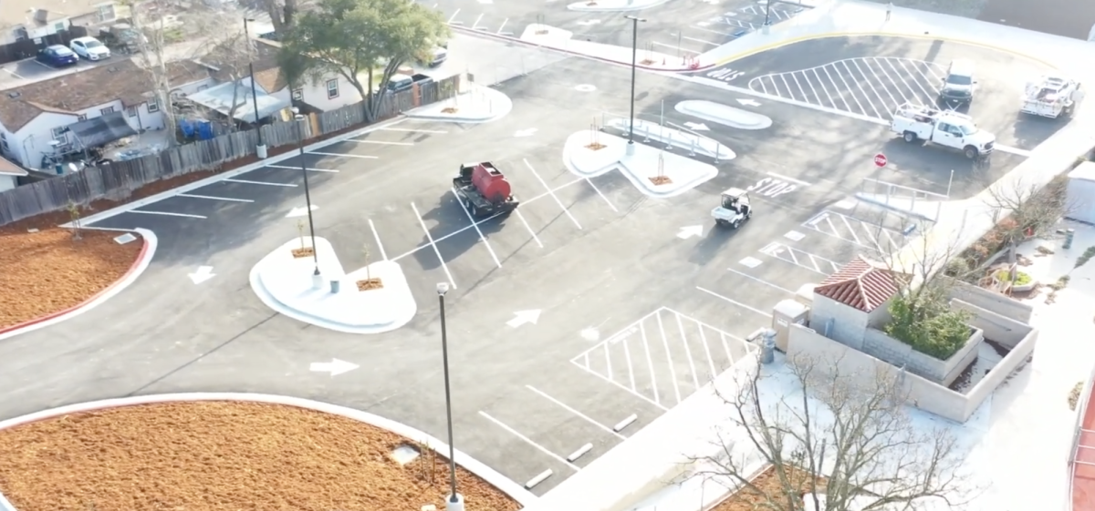 New Parking Lot