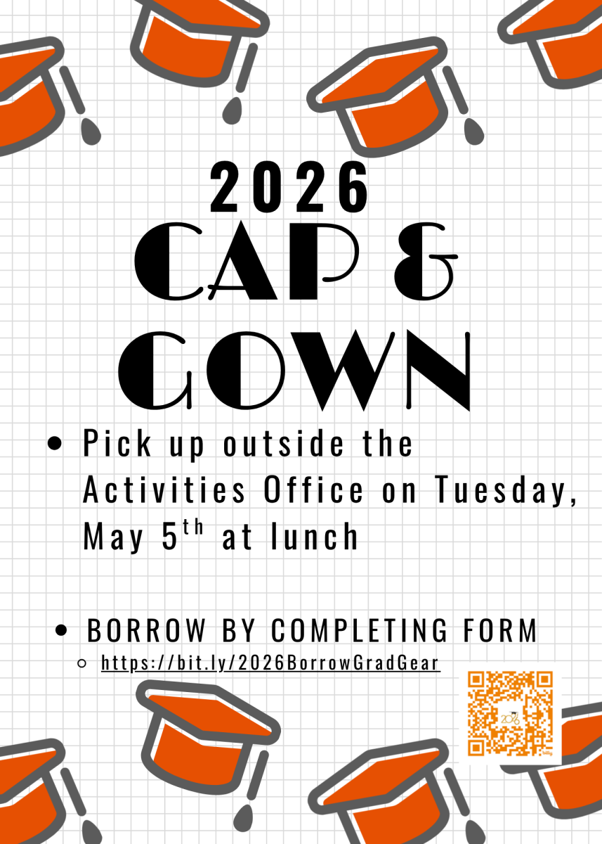 Cap and Gown pickup
